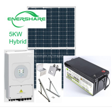 Sistema de almacenamiento de energía de batería solar híbrida / fuera de red de 8 KW